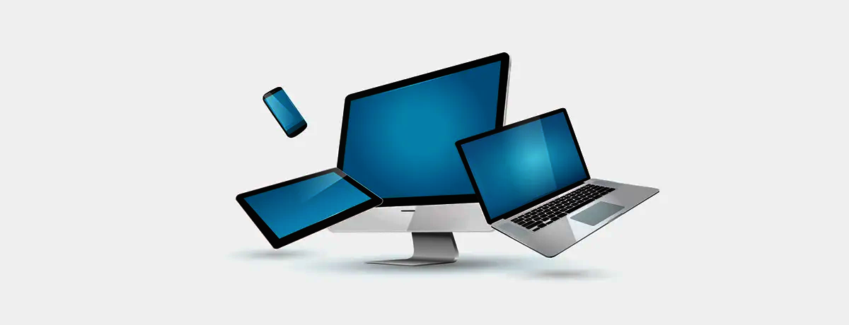 Illustration Handy, Tablett, Laptop, Monitor