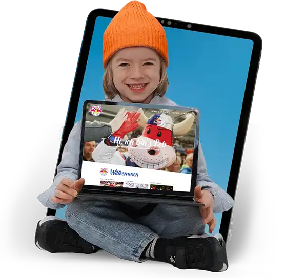 Toni mit Laptop